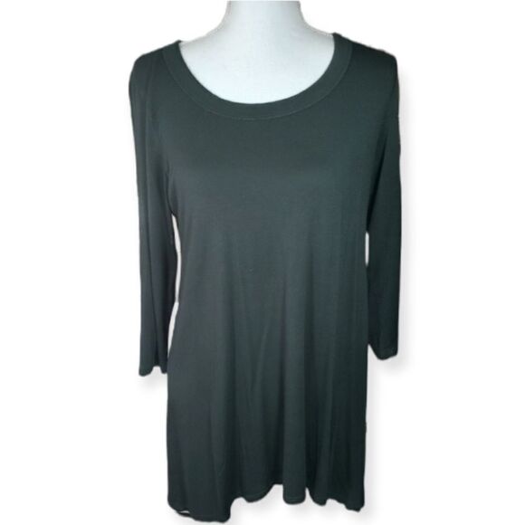 KAREN KANE GREEN TUNIC SZ.M EUC - Picture 1 of 6